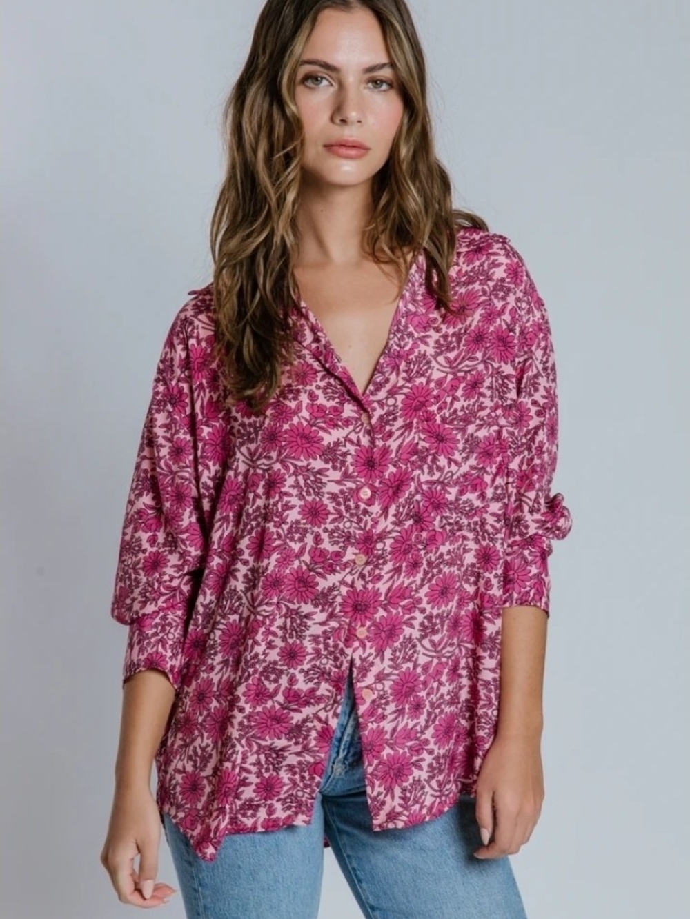 Raga Anthropologie Women's Sonia Button Down Bohemian Collar Shirt Blouse XS